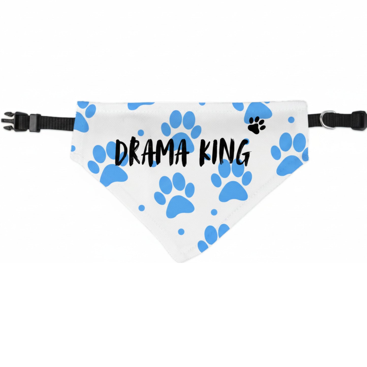 Pawfensive DRAMA KING Collared Pet Bandana